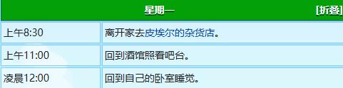 《星露谷物语》格斯行程图一览